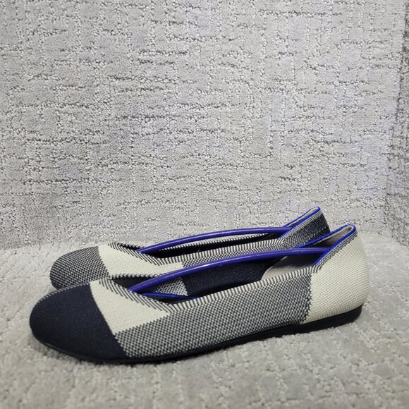 Rothy’s The Flat Cap Toe Black Slip On Round Toe Shoes Women's Size US 8, 9 - Picture 6 of 11